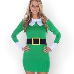 Tipsy Elves Ugly Christmas Sweater Dress